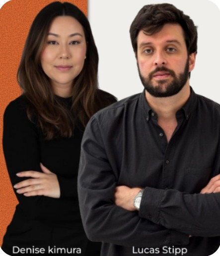 Denise Kimura e Lucas Stipp - Mentores